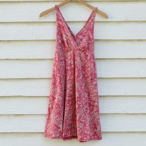 Patagonia cross-back flowery dress